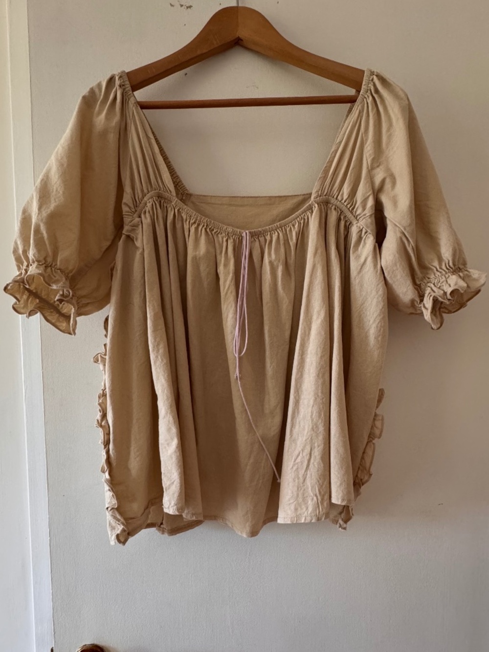 Cute boho cotton top S/M